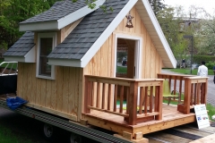 Exterior shed installation