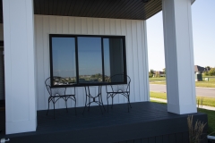 Exterior porch Vector window