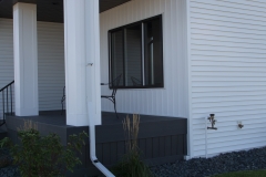 Exterior porch Vector window