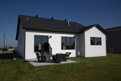 Small home backyard featuring Vector windows