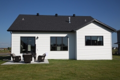 Small home backyard featuring Vector windows