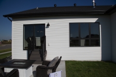 Small home backyard featuring Vector windows