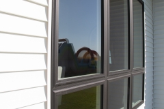 Close up of window paneling