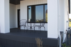 Front porch seating area