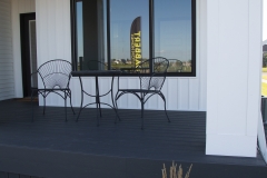 Front porch seating area