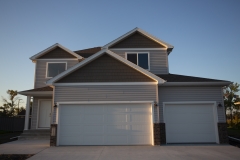New construction home featuring Vector windows