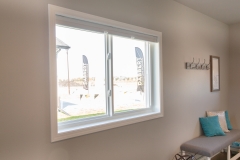 Interior shot of a window