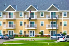 Apartment complex featuring Vector windows