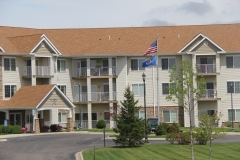 Apartment complex featuring Vector windows