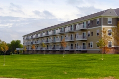 Apartment complex featuring Vector windows