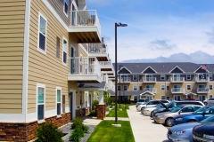 Apartment complex featuring Vector windows
