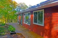 Home exterior with Vector windows