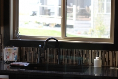Kitchen window above sink