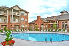Apartment complex featuring Vector windows
