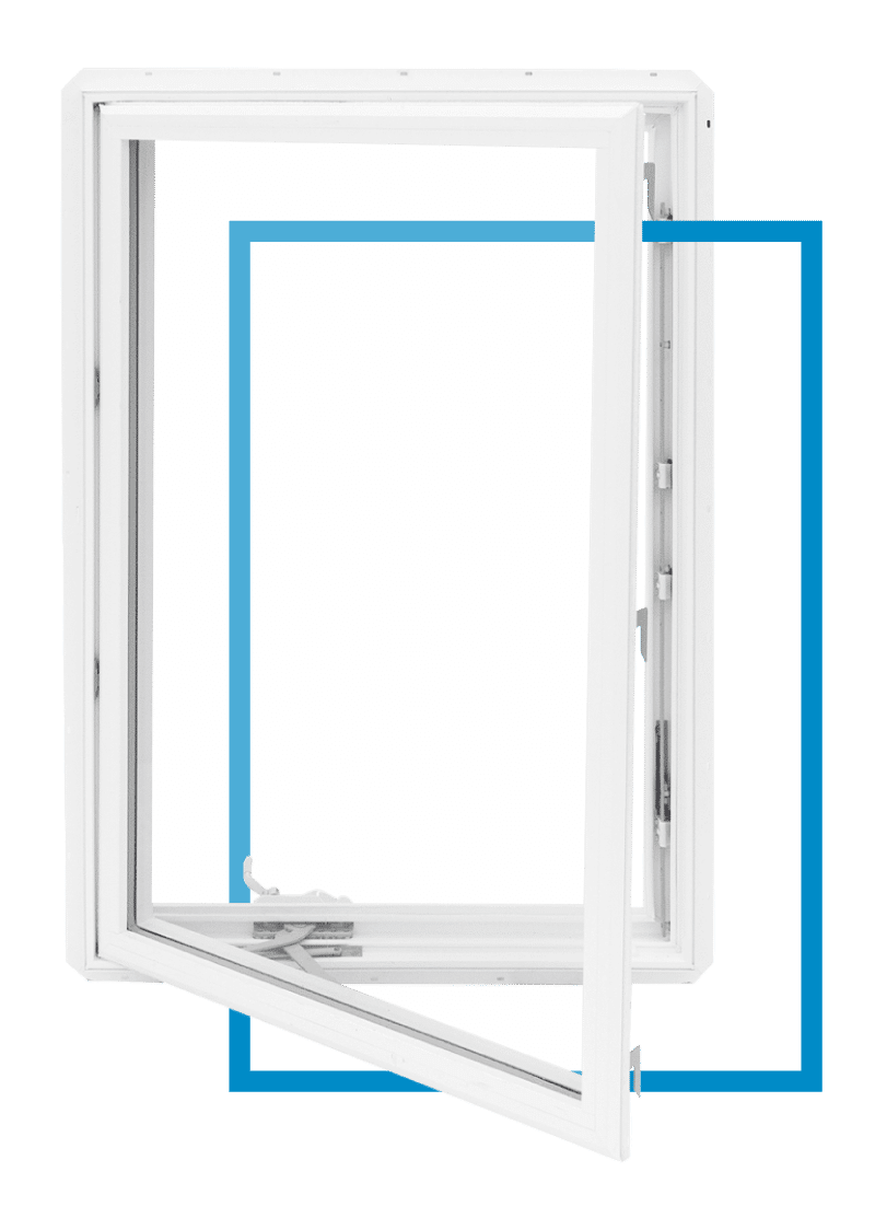 Casement Window slightly open