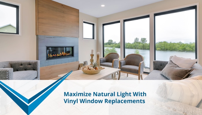 large windows showing natural light in a living room